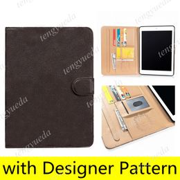 For ipad pro11 12.9 High-grade Tablet PC Cases ipad10.9 Air10.5 Air1 2 mini45 ipad10.2 ipad56 Top Quality Designer Fashion Leather Card Holder Pocket Cover mini 123