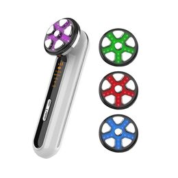 Facial care Personal RF EMS LED Beauty Machine Face Slimming Wrinkle Removal Skin Device electric vibrating hand massage