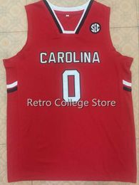 #0 Sindarius Thornwell South Carolina Gamecocks College Retro Throwback Basketball Jersey Customise any size number and player name