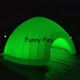 светодиодные лампы для кемпинга для палаток Скидка Гигантская надувная светодиодная купольная вечеринка для вечеринки, палатка для кемпинга с красочным светом для, выставки палатки и укрытия