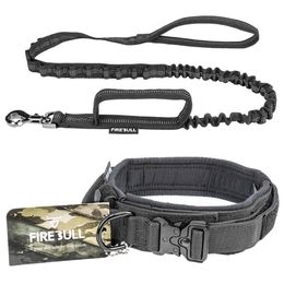 Tactical Leash Set Pet Large Dog Accessories Detachable Quick Release Collar Training Personalized Pets Supplies
