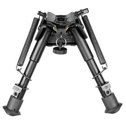 Inch 6-9 Rifle Bipod Pivot Tilt Bipod with Swivel-stud s Lock Lever for Rifle Stability and Target Shooting