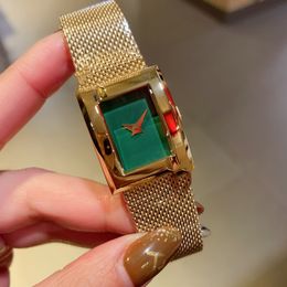 Vintage Fashion Women Stainless steel Mesh Watch CRECA ICON Rectangle Quartz Wristwatch For Lady Magnetic buckle Clock 21*39mm