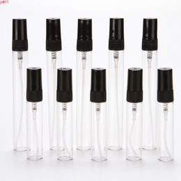 300 X 5ml 10ml Refillable Portable Perfume Glass Bottle 1/3oz Travel Empty Spray Atomizer Bottles Cosmetic Packaging Containerhigh qty