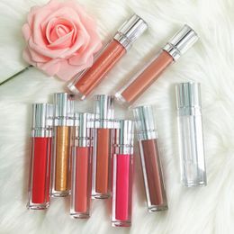 Wholesale Lip Gloss Waterproof No Label Lipstick Liquid OEM Private Custom Makeup Matte Lipgloss