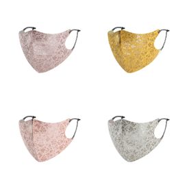 Breathable face-mask washable rose bronzing space cotton face mask anti-dust windproof and anti-smog masks