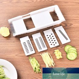 5 In1 Vegetable Slice Cutter Grater Slicing Mandoline Slicer Chopper Cutter Multifunctional Adjustable Kitchen Accessories Factory price expert design Quality