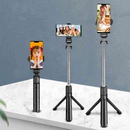 shooting sticks Australia - Wireless Bluetooth Tripod Selfie Stick Horizontal and Vertical Shooting Live Mobile Phone Stand Selfie with Remote Selfie Sticks H1106