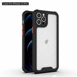 Phone Cases For iPhone 12 Pro MAX 11 XS XR 8 7 Heat Emission Hole Air Breathable Dissipate Protective Case Cover