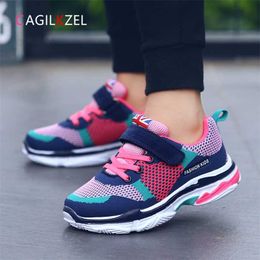 CAGILKZEL Summer Girls Sneakers Kids Sports Shoes For Girls Casual Children Shoes Girl Running Child Shoes Boys Chaussure Enfant 211022