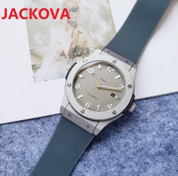 Luxury Designer Classic Fashion Fully Automatic Watch Men Size 42mm rubber strap Sapphire glass wristwatch Christmas gift