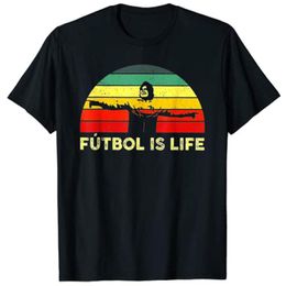 Men's T-Shirts Futbol Is Life Shirt T-Shirt Funny Lover Tee Tops Sports Clothing