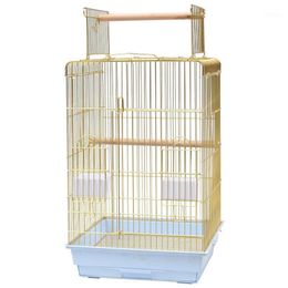 Bird Cages Random Change Large Birdcage Breeding Cage ABS Injection Molding Cup Starling Xuanfeng Golden Sun Peony Tiger Skin Parrot Bi