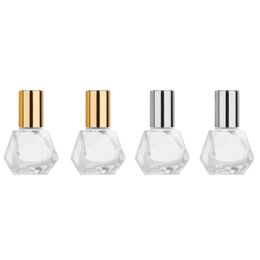 100pcs 8ml Essential Oils Metal Roller Ball Glass Perfume Bottles Traveller Empty Roll-On Refillable