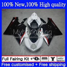 OEM Fairings For MV Agusta F4 R312 750S 1000 R 750 CC S 1000CC 05-06 Black white red Bodywork 6No.6 312R 750R 1000R Cowling 312 1078 S 05 06 MA MV F4 2005 2006 Bodys kit