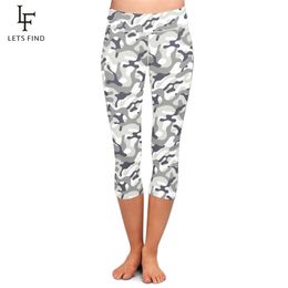 High Quality Women Leggings Elastic Camouflage Printing Summer Plus Size Fitness Pants 210925