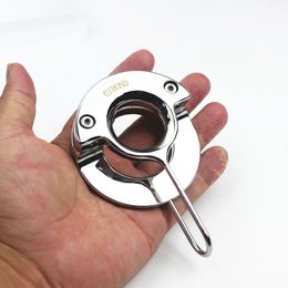 8 Sizes Cockrings Top Stainless Steel Penis Pendants with Egg Separate Rod Cock Bondage Ring Scrotum Pendant Ball Stretchers Testis Weight Sex Toys BB-112