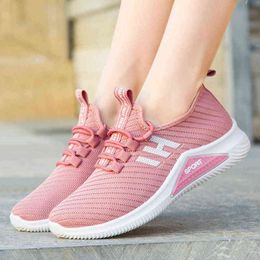 Women Running Shoes Zapatillas Air Soft Air Comfortable Sport Shoes Female Fitness Trainers Walking Sneakers Zapatillas Mujer H1125