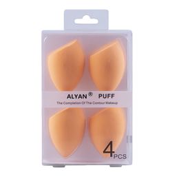 4pcs per Set Foundation Makeup Puff Sponge Blending Bevel Cut Beauty Egg With Retail Box Packing Concealer Cotton tools