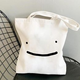 Storage Bags Aesthetic Dream Shopper Bag Kawaii Game Graphic Handbags Shoulder Casual Shopping Handbag Women Elegant Canvas