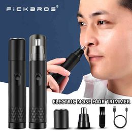 Electric Trimmer USB Rechargeable Cleaning Remover Nose Hair Scissors Men Women Mini Waterproof Razor