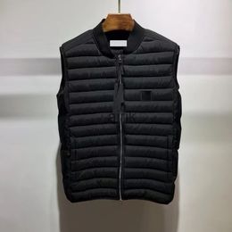 Men's Vests Topstoney 2023ss News Pattern Konng Gonng Vest Autumn and Winter Thickened Waistcoat Fashion Brand High Version Men Island Clothing