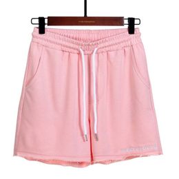 Three-quarter Pants Women Solid Colour Loose Casual Sports Letter Embroidered Shorts Cotton Home Fitness Jogging Short 210603
