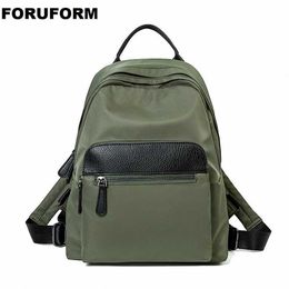 New Women's Backpack Female Backpacks School Bag for Girls Fashion Rucksack Waterproof Nylon Travel Bag Laptop Li-2686 Q0528