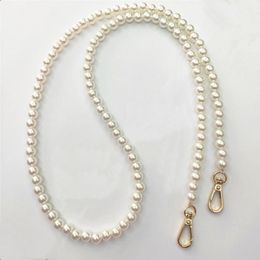 Brand Pearl Strap For Bags Handbag Accessories Purse Belt Handles Cute Bead Chain Tote Women Parts Gold Clasp Bag &205J