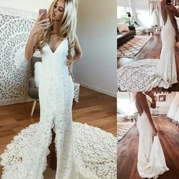 Mermaid Wedding Dresses Sweetheart Neck Luxury Beaded Bridal Gowns Custom Made