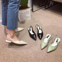 Женщины плоские сандалии модные макарон цвета элегантные женские одевания туфли туфли.