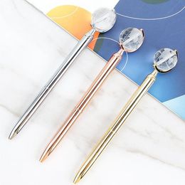 Party Favour Creative Globe Modelling Metal Pen Student Teacher Writing Ballpoint pens Office Decompression Gift