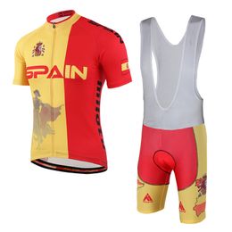 2024 Summer Spain Espana Cycling Jersey Set Breathable Team Racing Sport Bicycle kits Mens Short Bike Clothings M24