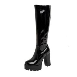 Details about   Fashion Women Slouch Velvet Casual Gothic Overknee Long Boots Outdoor 46 47 48 L
