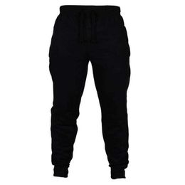 2021 Newest Mens Sweatpants Autumn Winter Man Gyms Fitness Bodybuilding Joggers Workout Trousers Men Casual Cotton Pencil Pants Y0811