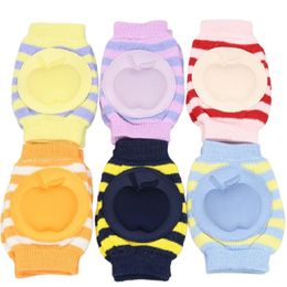 Apple Children Knee Pads Baby Elbow Pad Kids Knees Protector Safety Newborn Crawling cushion Mat Boys Leg Warmers First Walking 210413