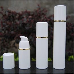 Storage Bottles & Jars 1000pcs 15ml 30ml 50ml Airless Vacuum Pump Lotion Bottle With Gold Line Used For Cosmetic Container F20221085