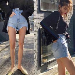 High Waist Denim pants Loose Jeans Female Spring Straight Large Size Casual Solid Wide Leg Trousers Streetwear jeans Long 210423