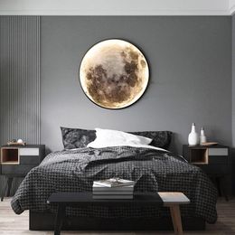 Wall Lamp Moon LED Mural Light Decoration For Bedroom Living Dining Room Aisle Sofa Background Interior Modern Art Design Style