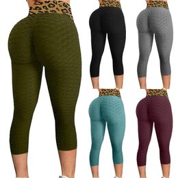 Yoga Outfit Leopard Tights Pants Women Seamless High Waist Leggings Breathable Gym Fitness Push Up Clothing Girl Pant Sport 18