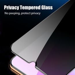 Cell Phone Screen Protectors 9H Full Cover Anti Spy Tempered Screen Glass For Samsung Galaxy A51 A71 A41 Privacy Tempered Glass For