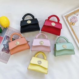 Children's Mini Handbag 2021 Cute Leather Kids Crossbody Bag Little Girl Purses and Handbags Baby Coin Pouch Tote