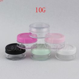 10G Plastic Cream Jar , 10CC Empty Cosmetic Container Eye / Mask Skin Care Packaging Cans ( 100 PC/Lot )high qty