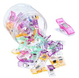 Sewing Notions & Tools 30Set/Lot 100/150PCs Clips Plastic Quilting Crafting Crocheting Knitting Safety Assorted Colours Binding