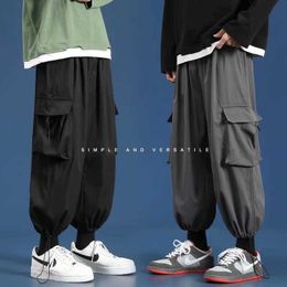 Ankle-Length Casual Men's Pants Harajuku Men Clothing Harem Pants Men Korean Style Streetwear Trousers S-3XL 2021 New Track Pant Y0927