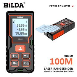 HILDA Laser Rangefinder Distance Metre Finder Building Measure Ruler laser tape range device rulerfinder build measure 210719