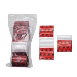 100 self sealed plastic love printing plastic cut tobacco packaging bags