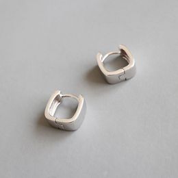 Geometric square 925 stud earrings for women earings, fashion simple sterling silver best friends gift Jewellery