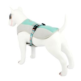 Summer Dog Cooling Vest Harness Cooler Jacket Breathable Pet Reflective Heatstroke Cold Suit Cool Clothes Bulldog Supplies 210401