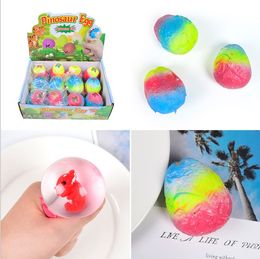 Fidget Toy Anti Stress Dinosaur Egg Novelty Fun Splat Grape Venting Balls Squeeze Stresses Reliever Gags Practical Jokes Toys Funny Gadgets